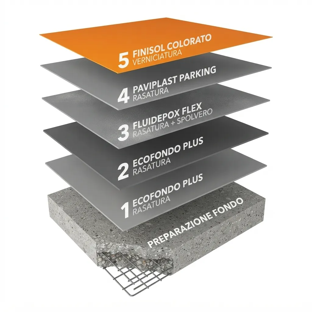 Multi-layer for outdoors: build-up of the system